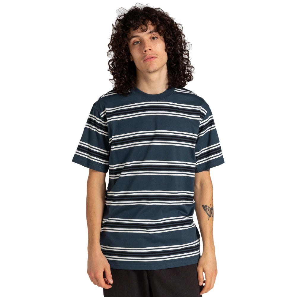 Mens Rentfill T-Shirt In Midnight Navy