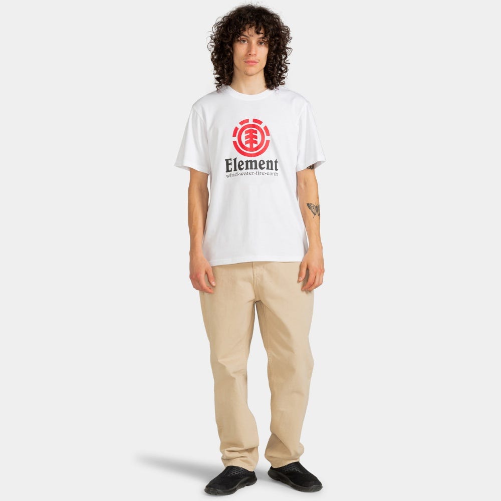 Mens Vertical M Tees Wbb0 In Optic White