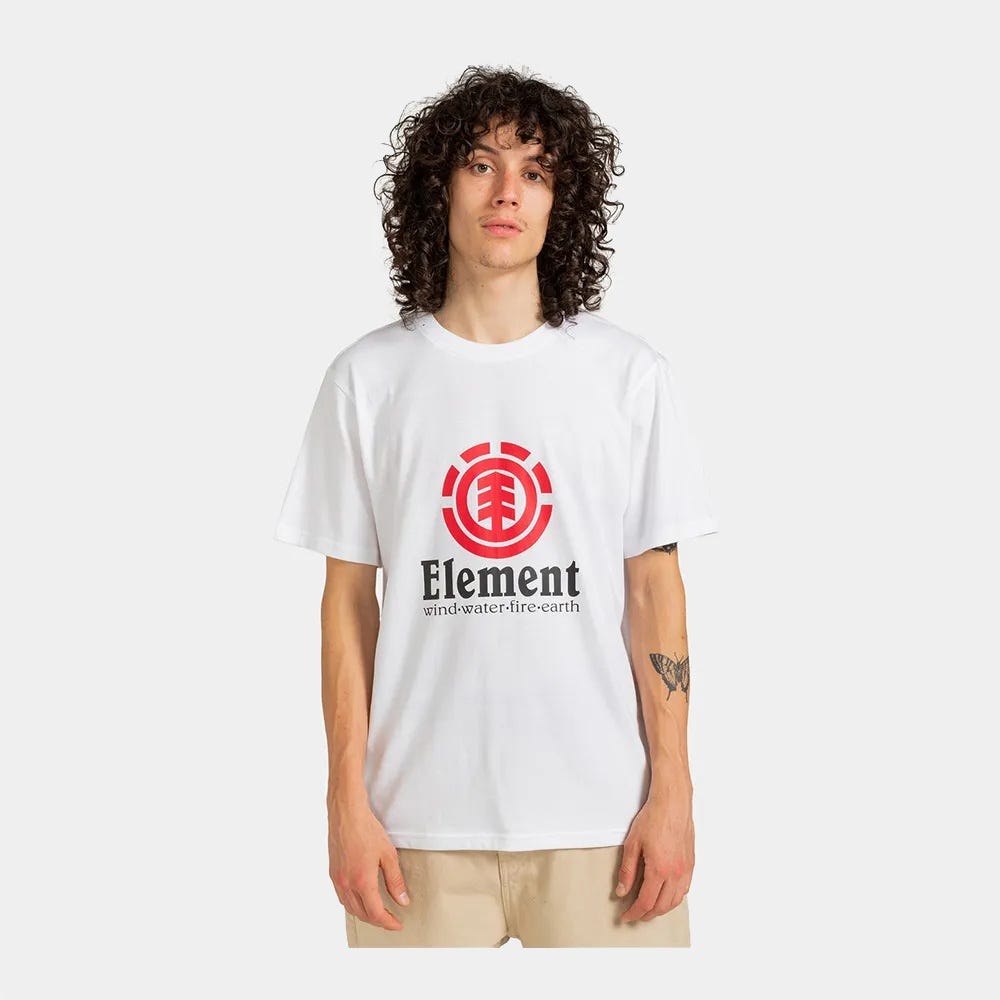 Mens Vertical M Tees Wbb0 In Optic White