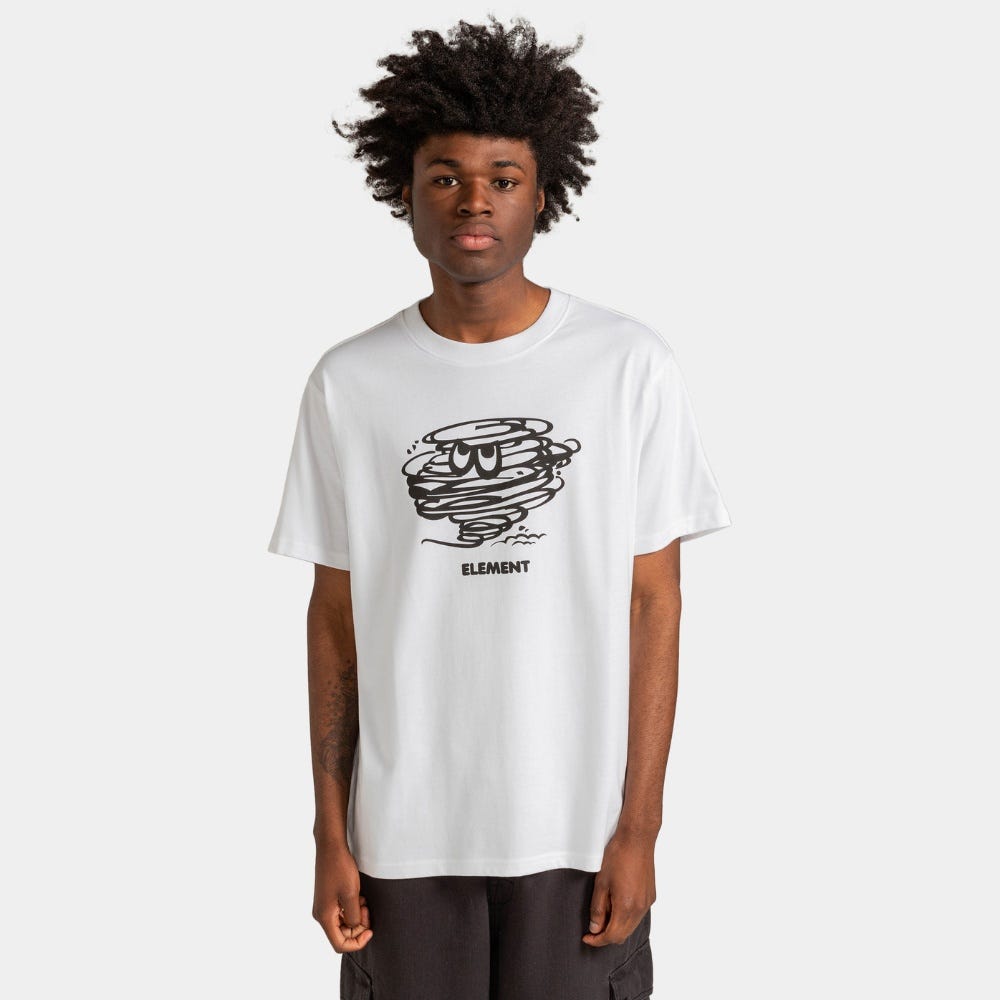 Mens Stormy T-Shirt In Optic White
