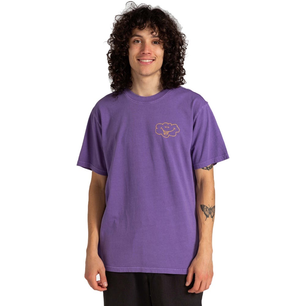 Mens Happy Rain T-Shirt In Passion Flower
