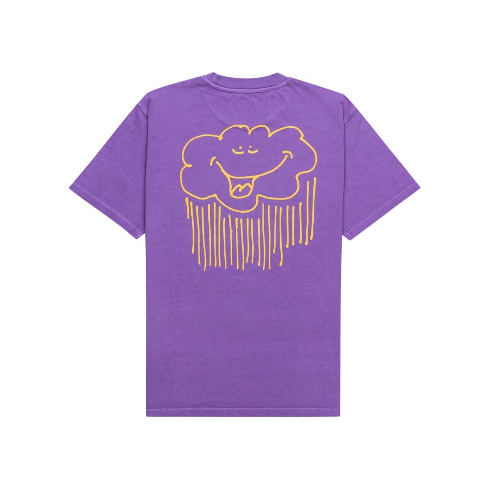 Mens Happy Rain T-Shirt In Passion Flower