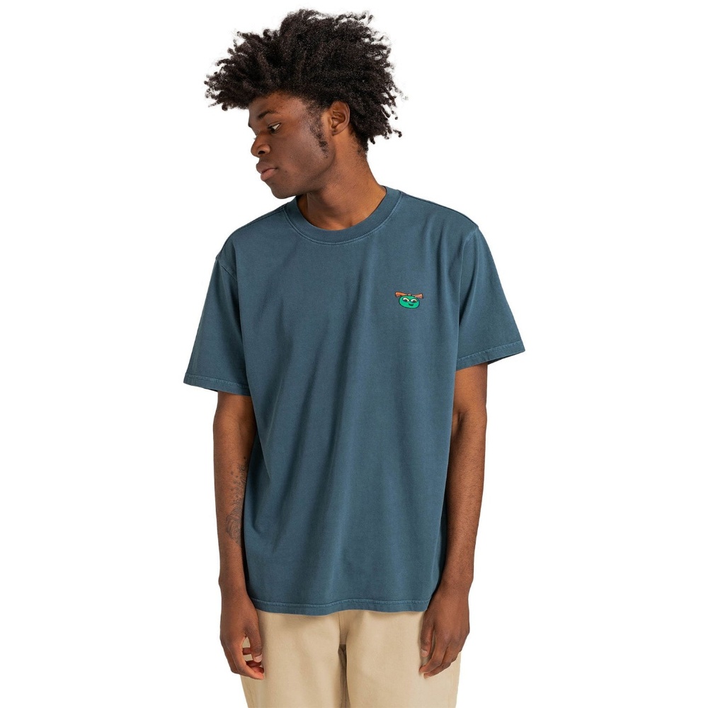 Mens Worms T-Shirt In Midnight Navy