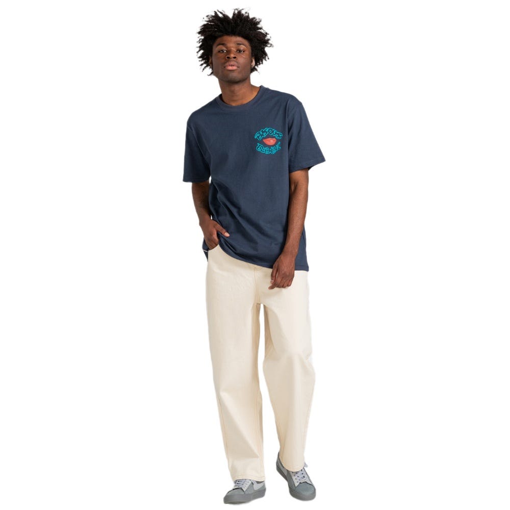 Mens X Bisous La Bouche Unisex T-Shirt In Eclipse Navy
