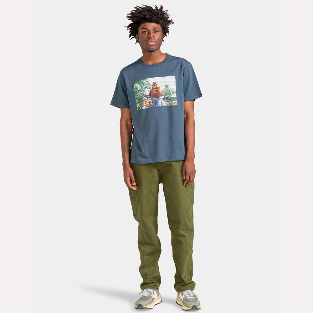 Mens X Smokey Bear Hug T-Shirt In Midnight Navy