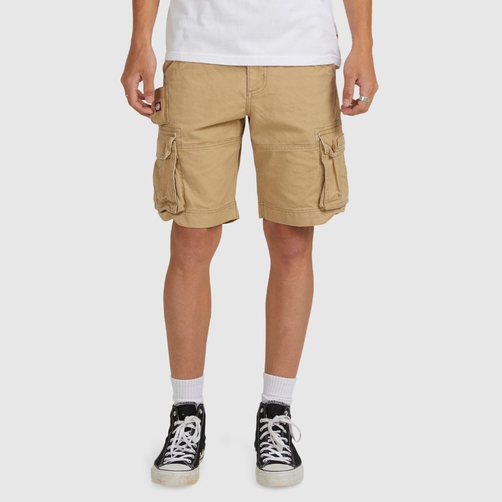 Mens Source Cargo Shorts In Khaki
