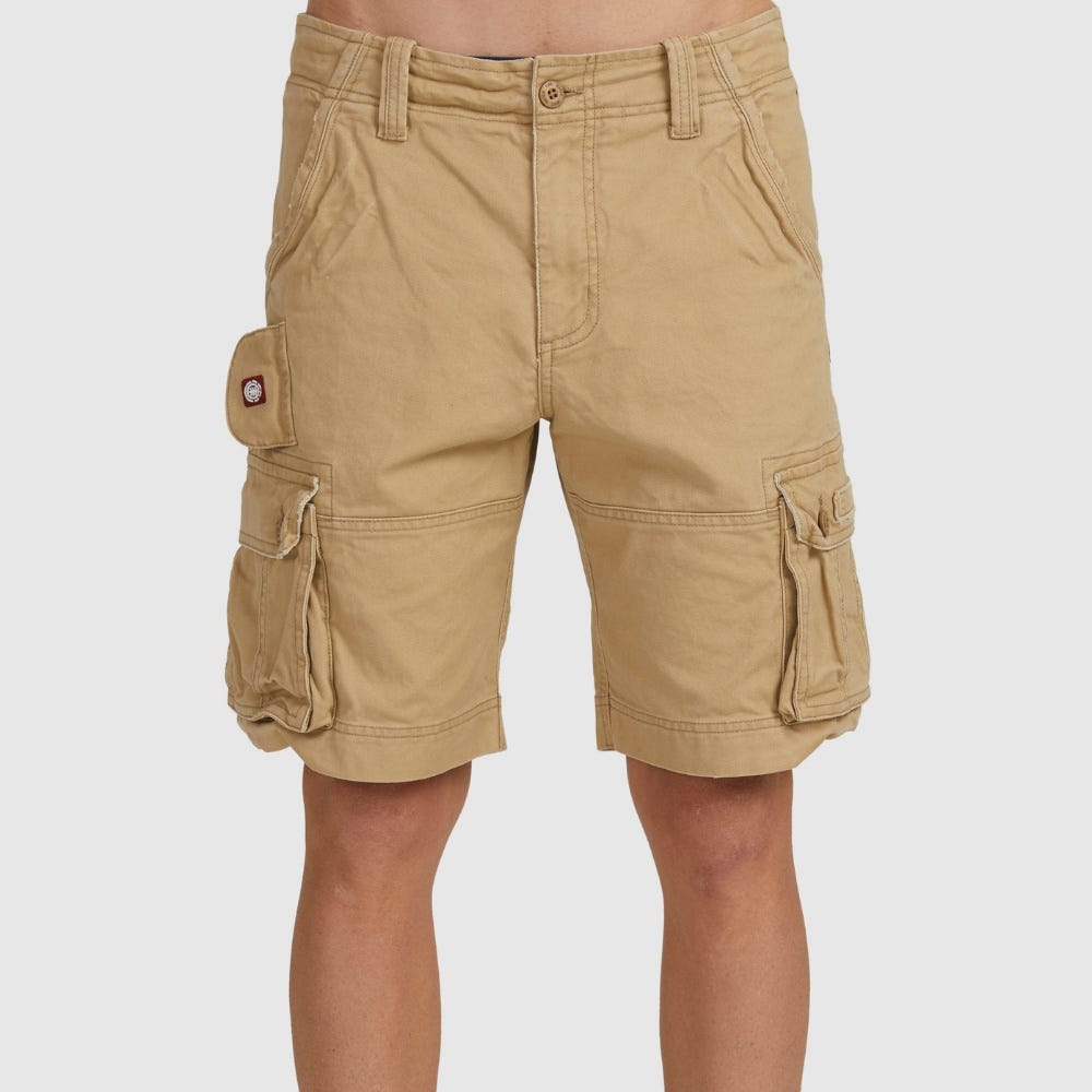 Mens Source Cargo Shorts In Khaki