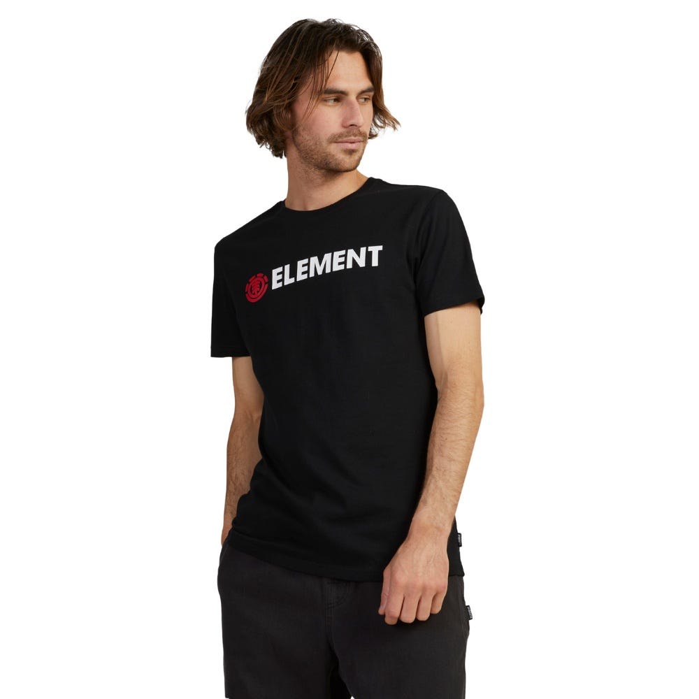 Mens Blazin' Short Sleeve T-Shirt In Flint Black