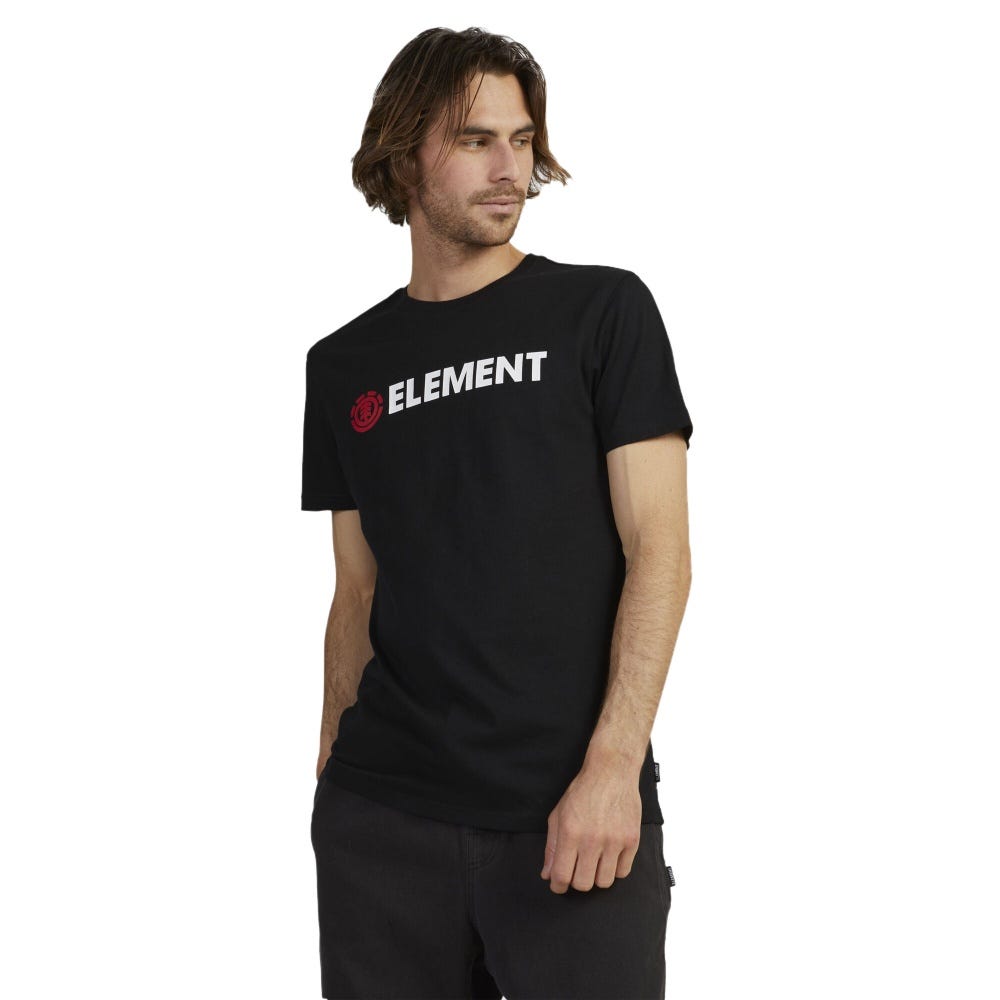 Mens Blazin' Short Sleeve T-Shirt In Flint Black