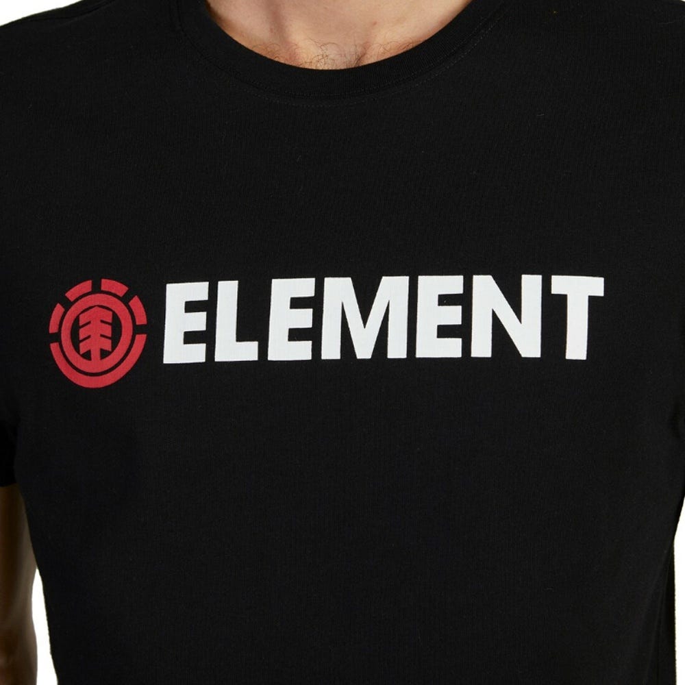 Mens Blazin' Short Sleeve T-Shirt In Flint Black