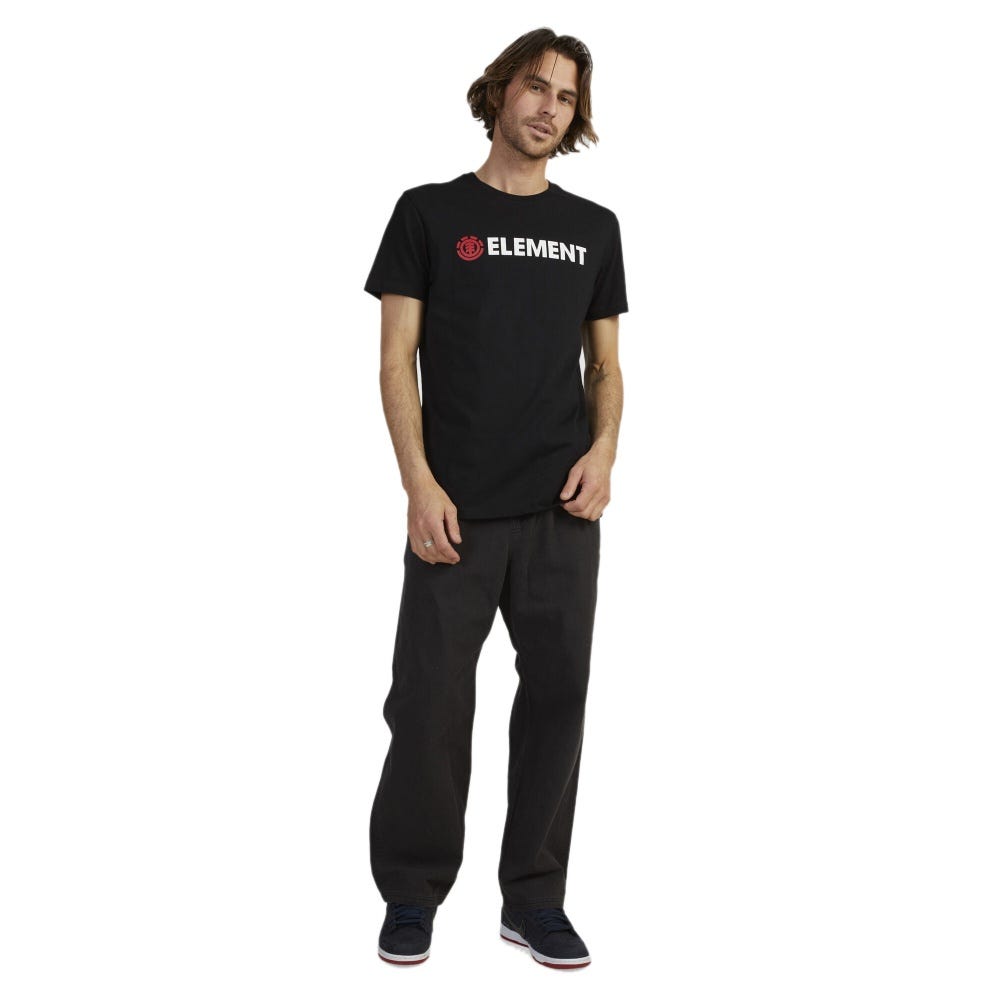 Mens Blazin' Short Sleeve T-Shirt In Flint Black
