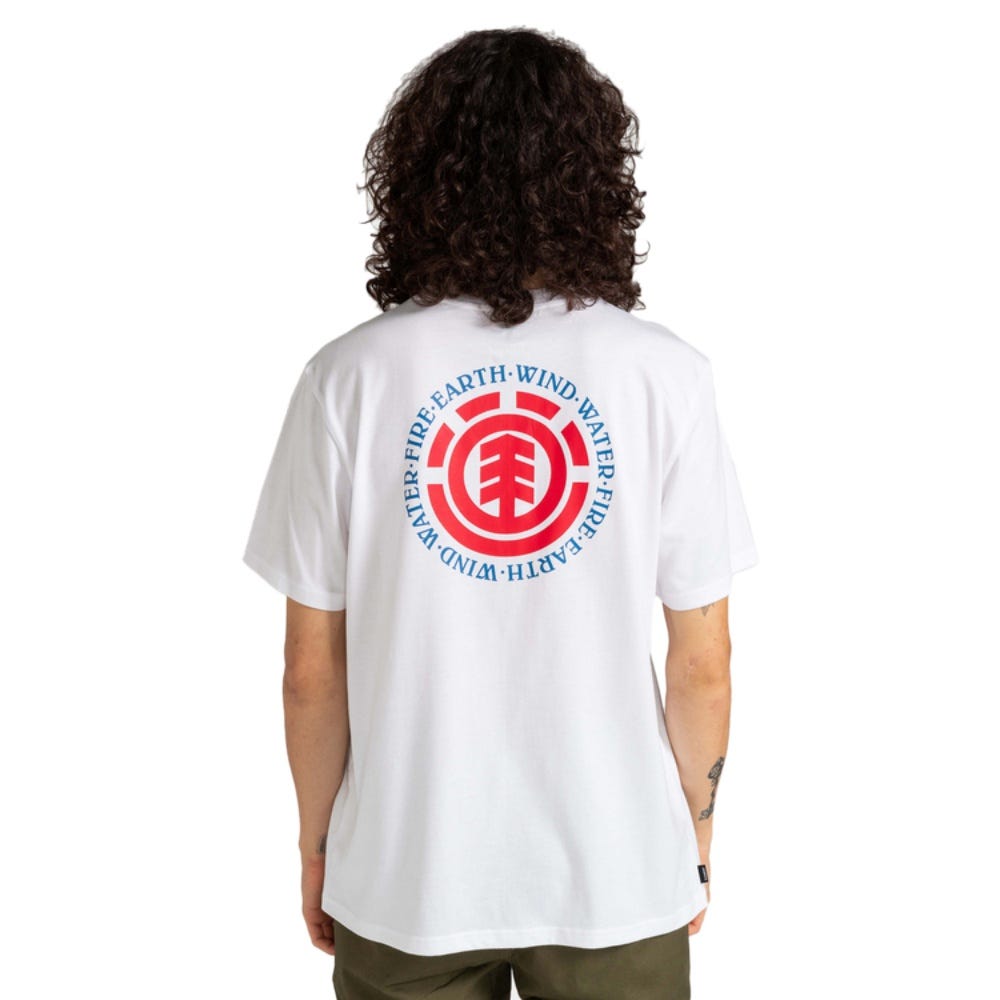 Mens Seal Back T-Shirt In Optic White