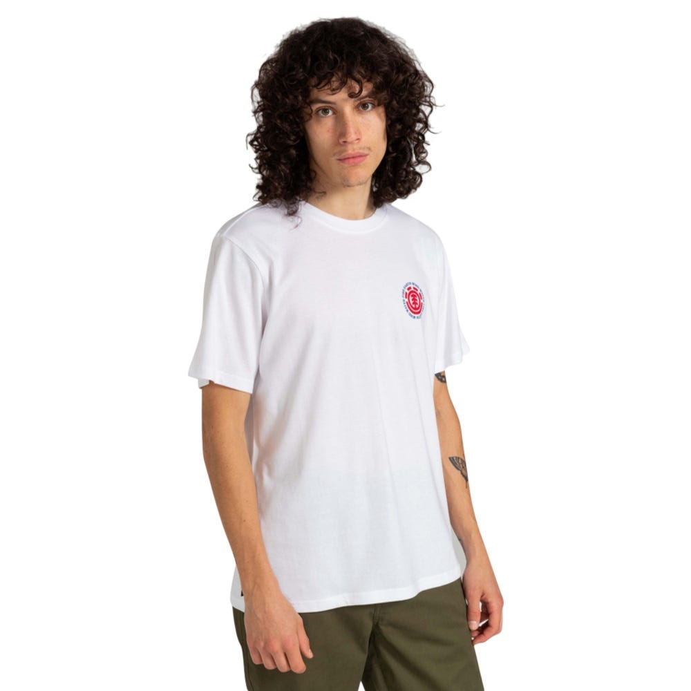 Mens Seal Back T-Shirt In Optic White