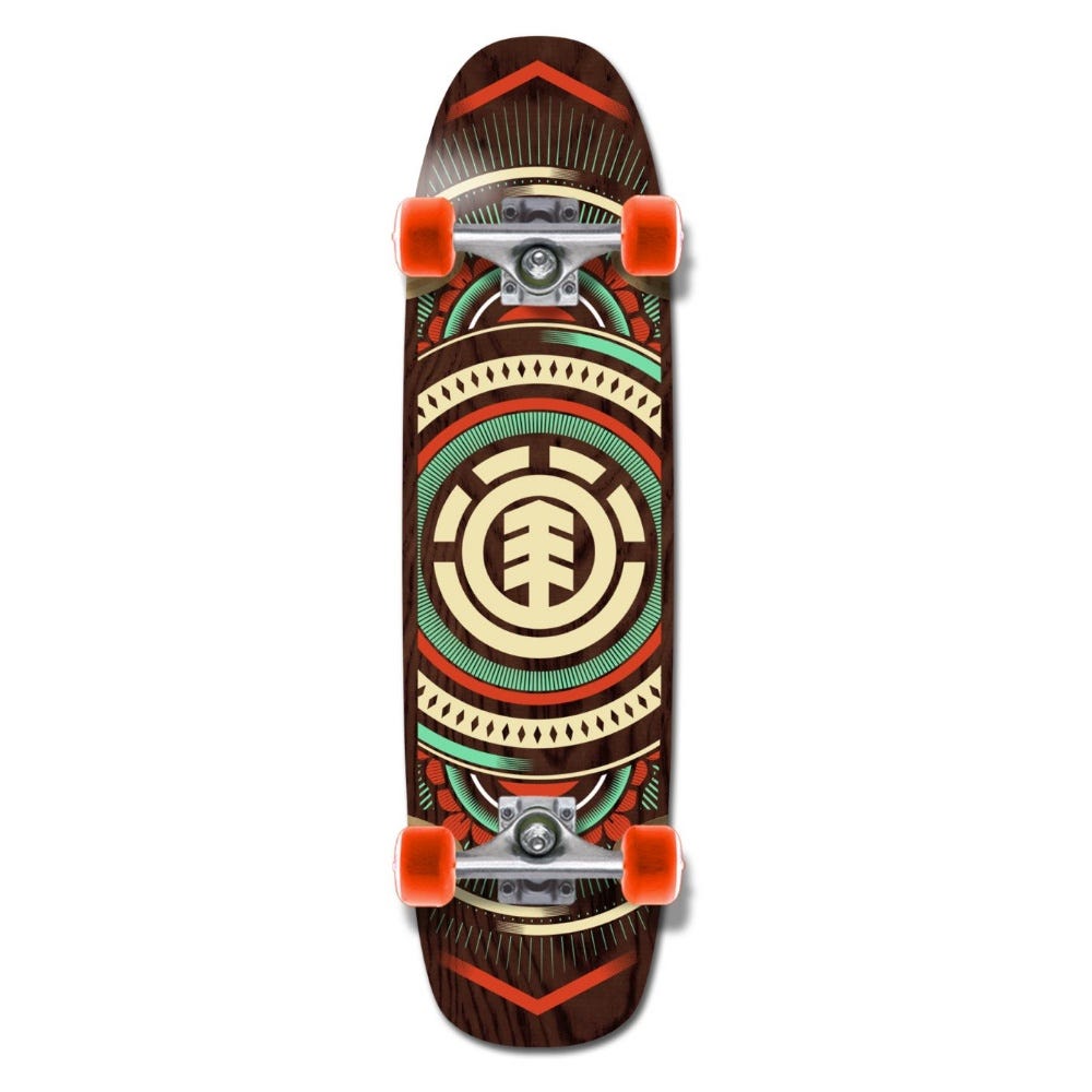 Hatched Cruiser 8.75" Complete Skateboard In Assorted
