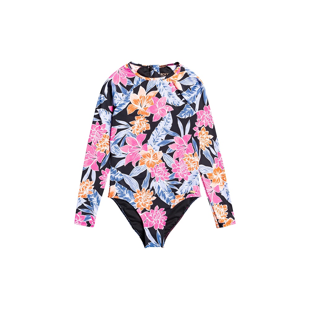 Womens Onesie Long Sleeve UPF 50 One Piece Swimsuit