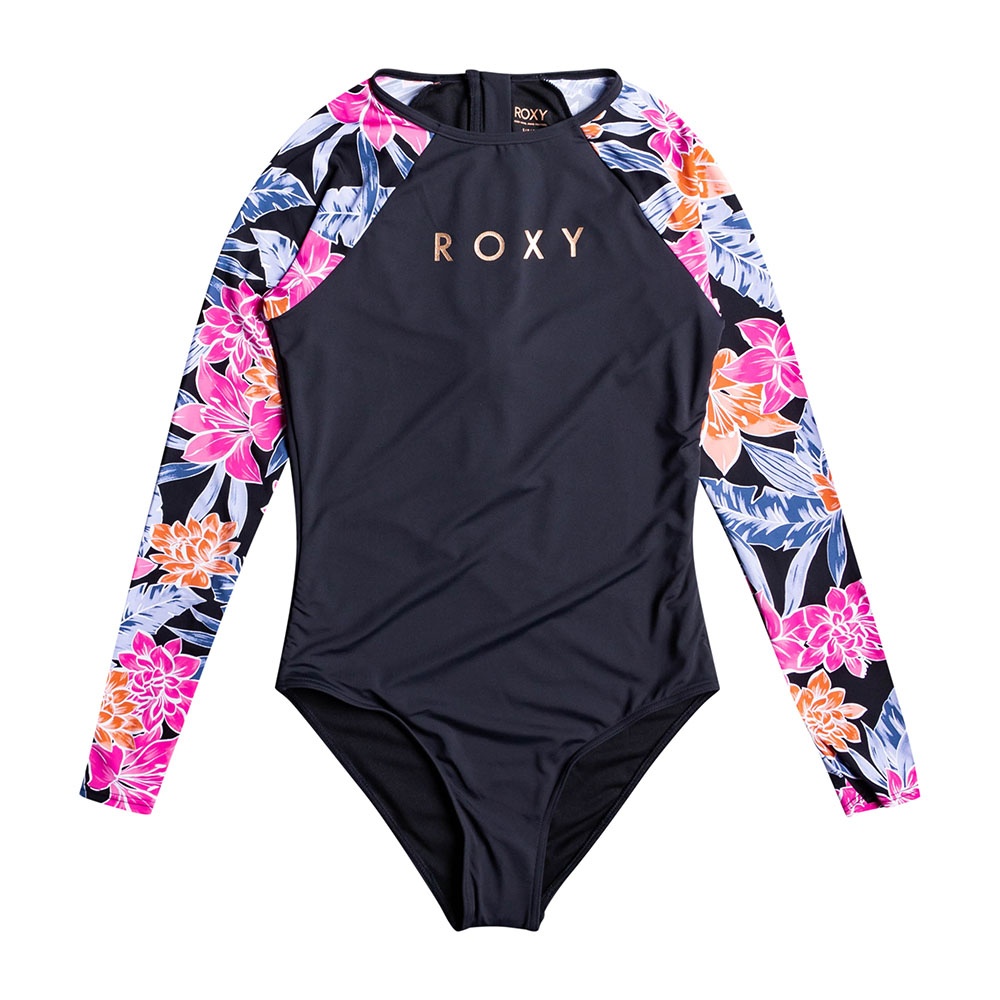 Womens Onsie Mix Long Sleeve Back-Zip Springsuit Rash Vest