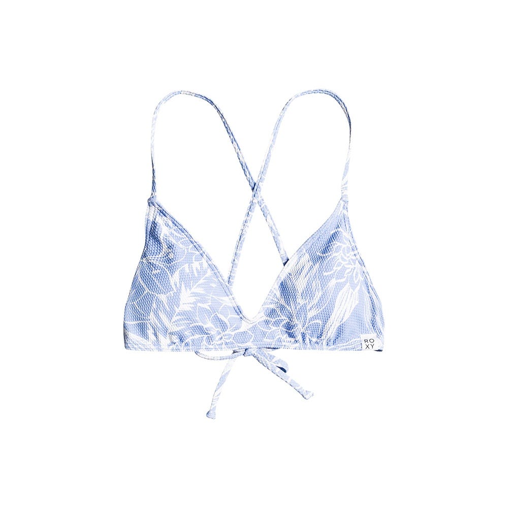 Womens The Break Of Dawn Triangle Bralette Bikini Top