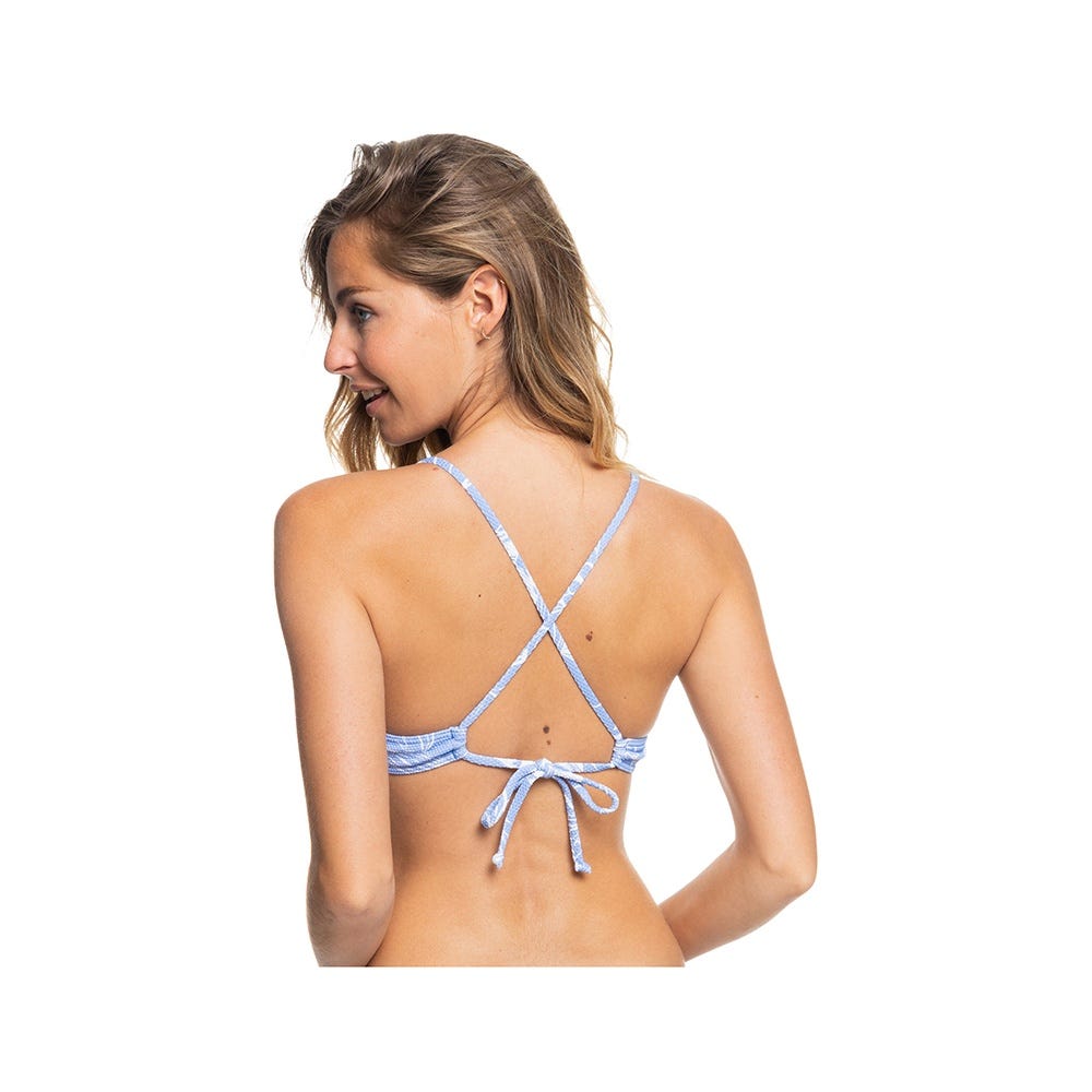 Womens The Break Of Dawn Triangle Bralette Bikini Top