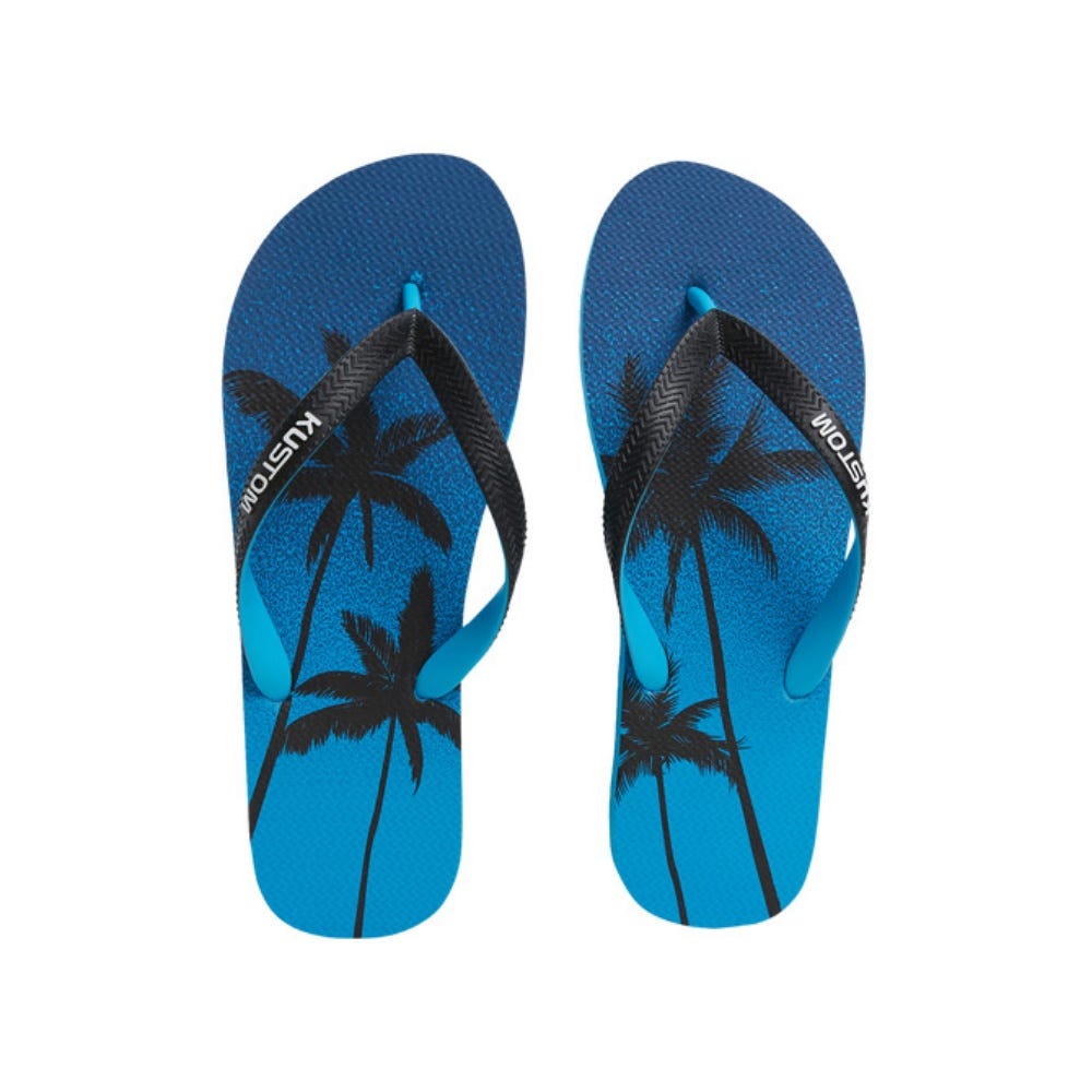 Mens Blend Palm Thong In Blue Fade