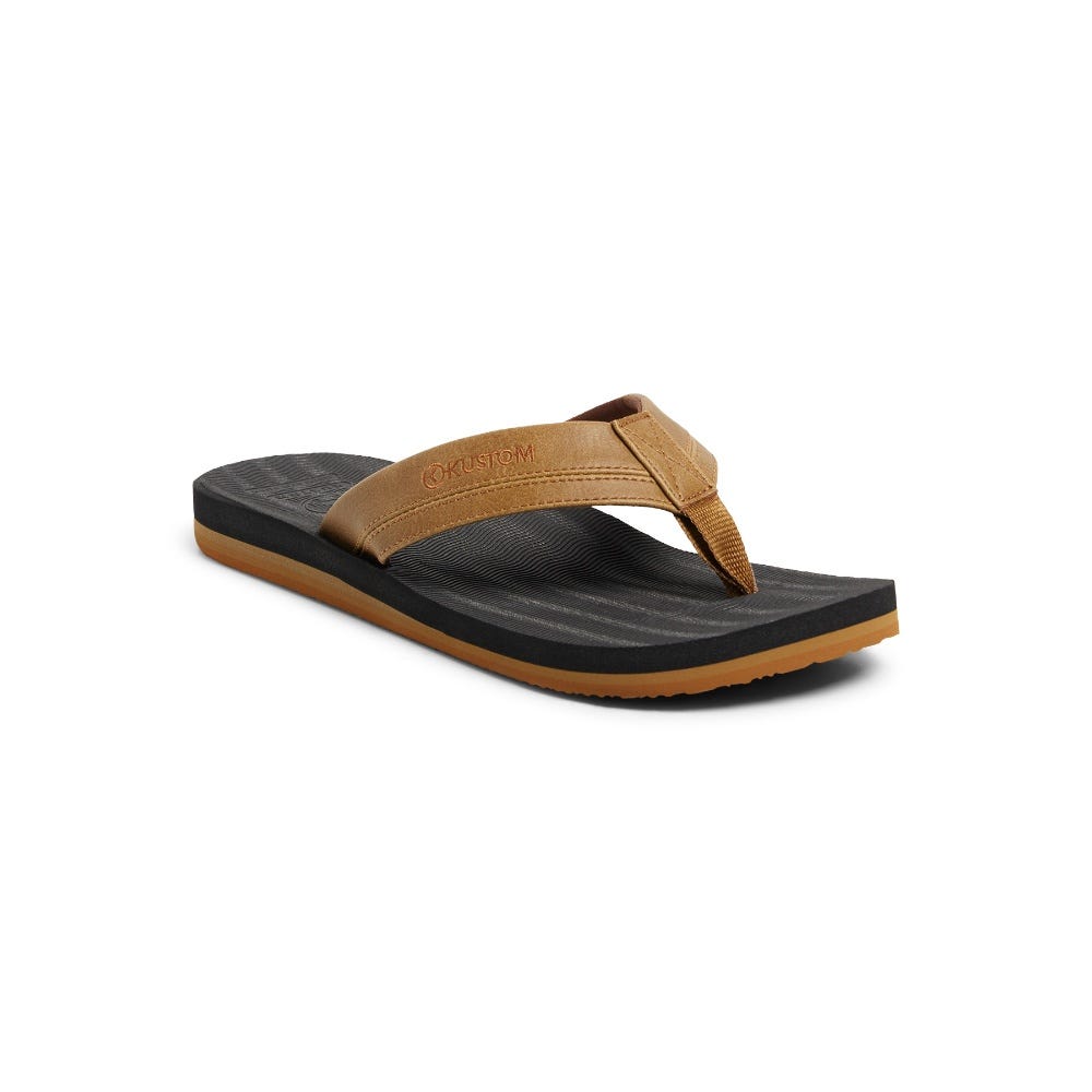 Mens Burleigh Sandle In Khaki