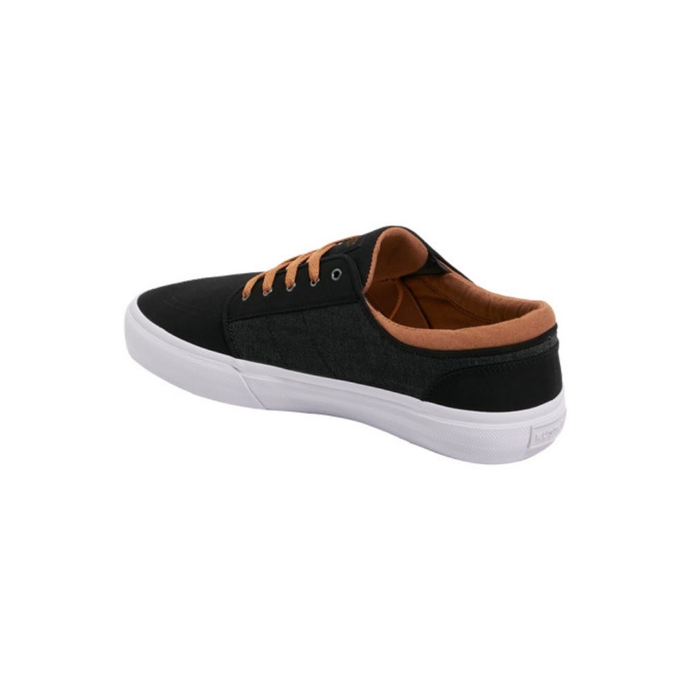 Mens Remark Wide Sneaker In Black Micro Tan