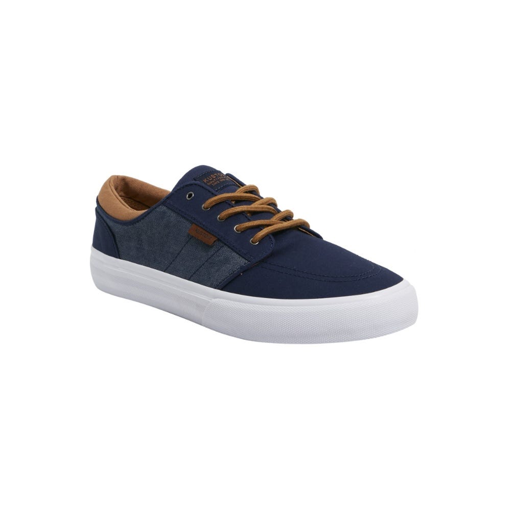 Mens Remark Wide Sneaker In Navy Micro