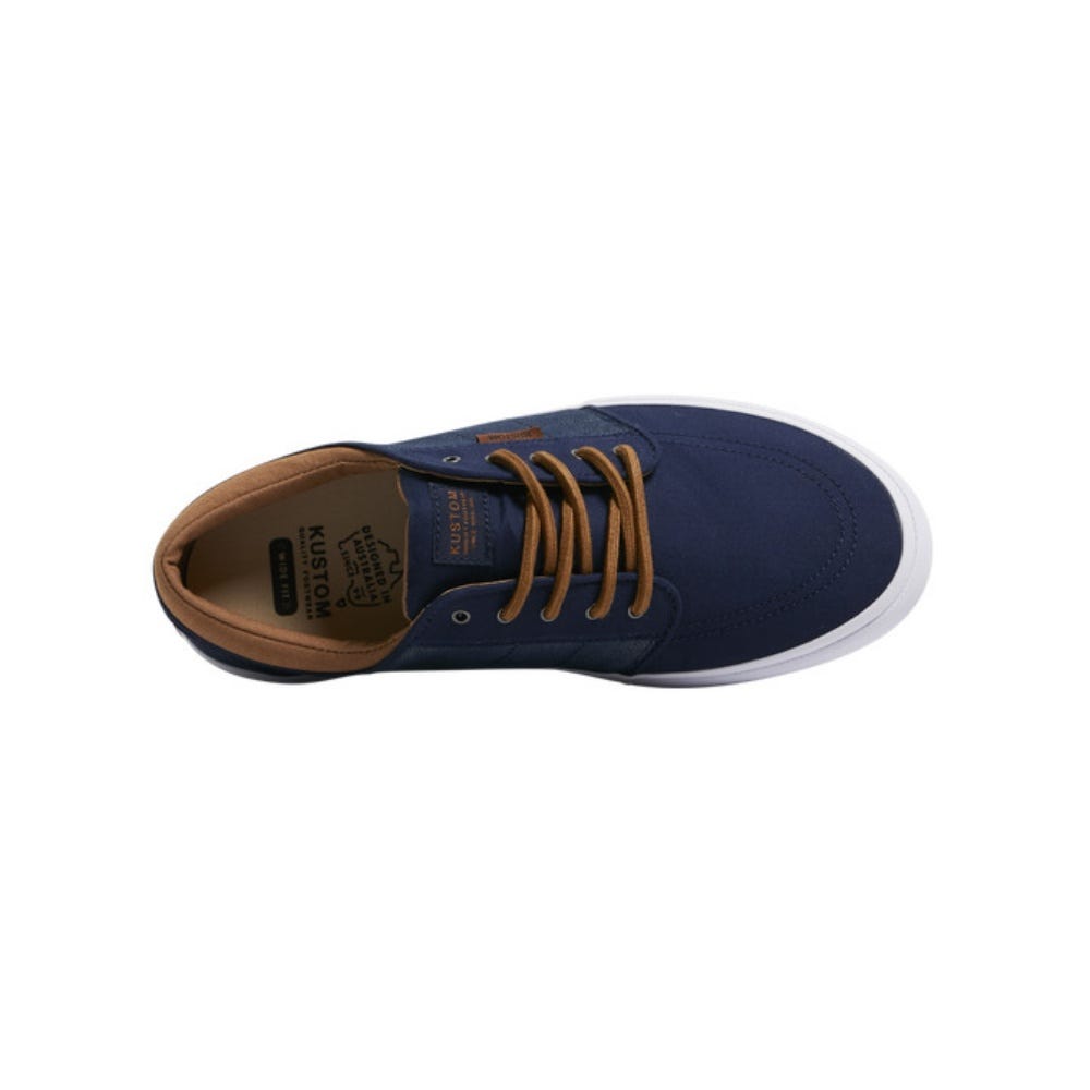 Mens Remark Wide Sneaker In Navy Micro