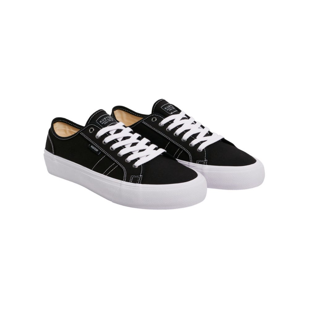 Mens World Wide Sneaker In Black/White