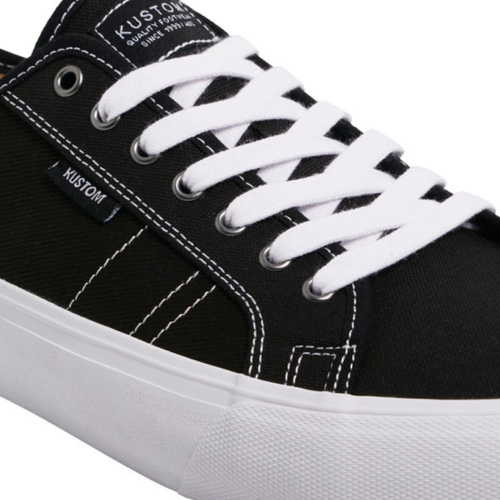 Mens World Wide Sneaker In Black/White