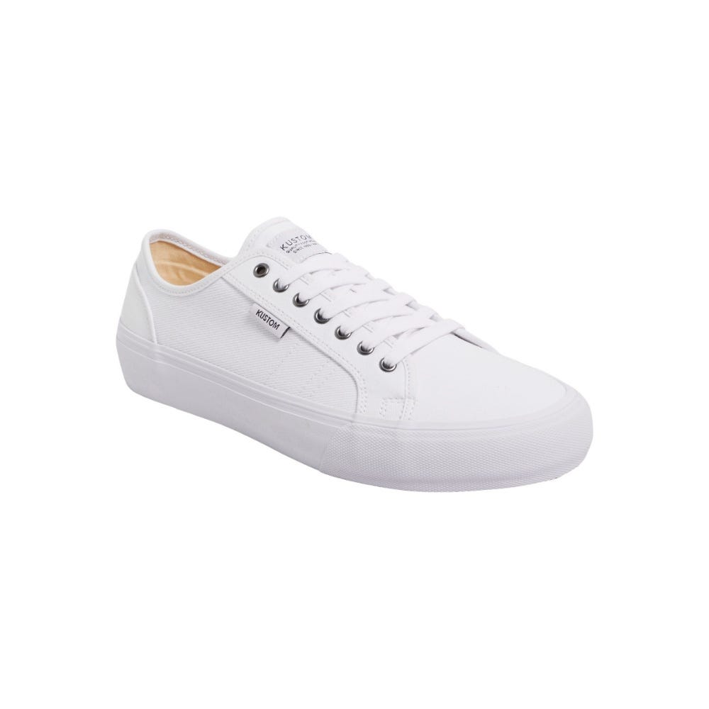 Mens World Wide Sneaker In White