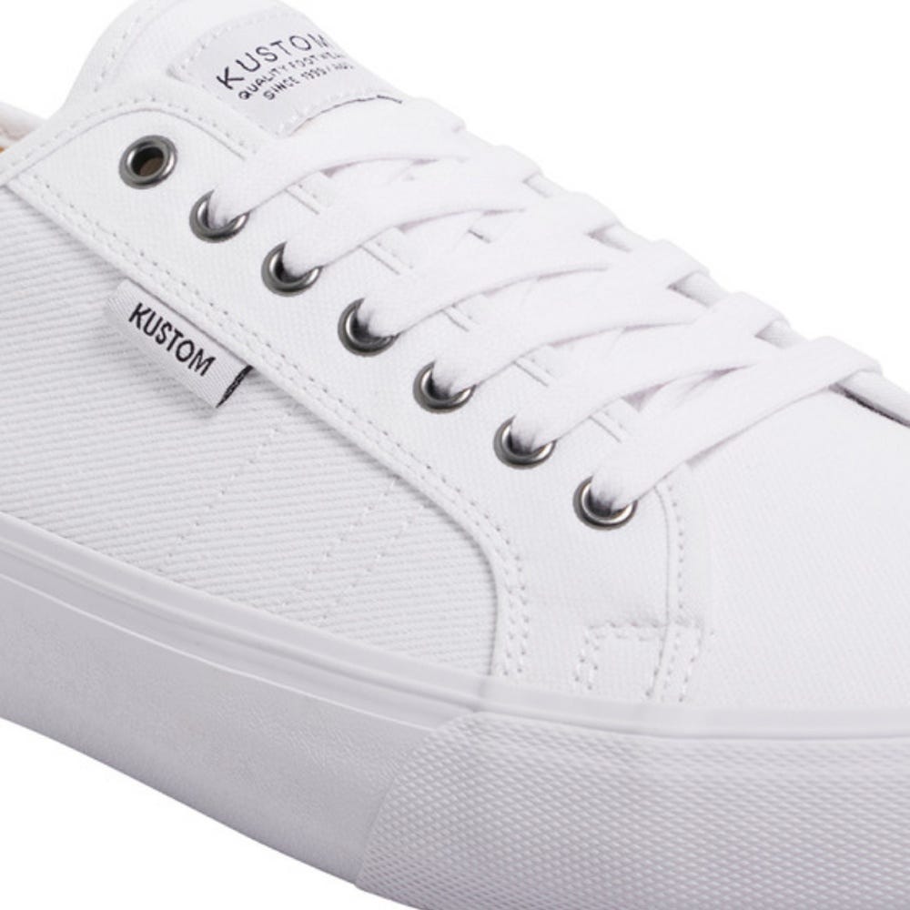 Mens World Wide Sneaker In White