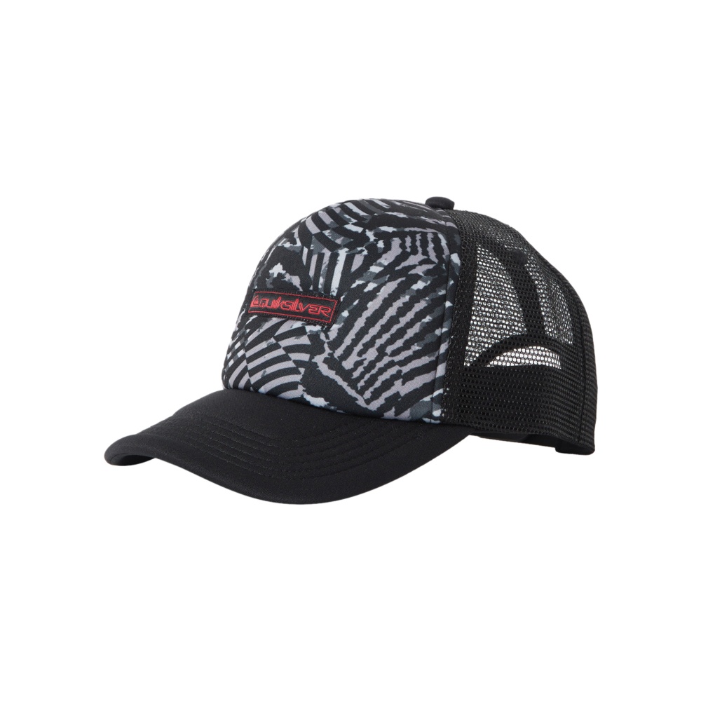 Boy's 8-16 Vulture Coop Trucker Hat In Jet Black