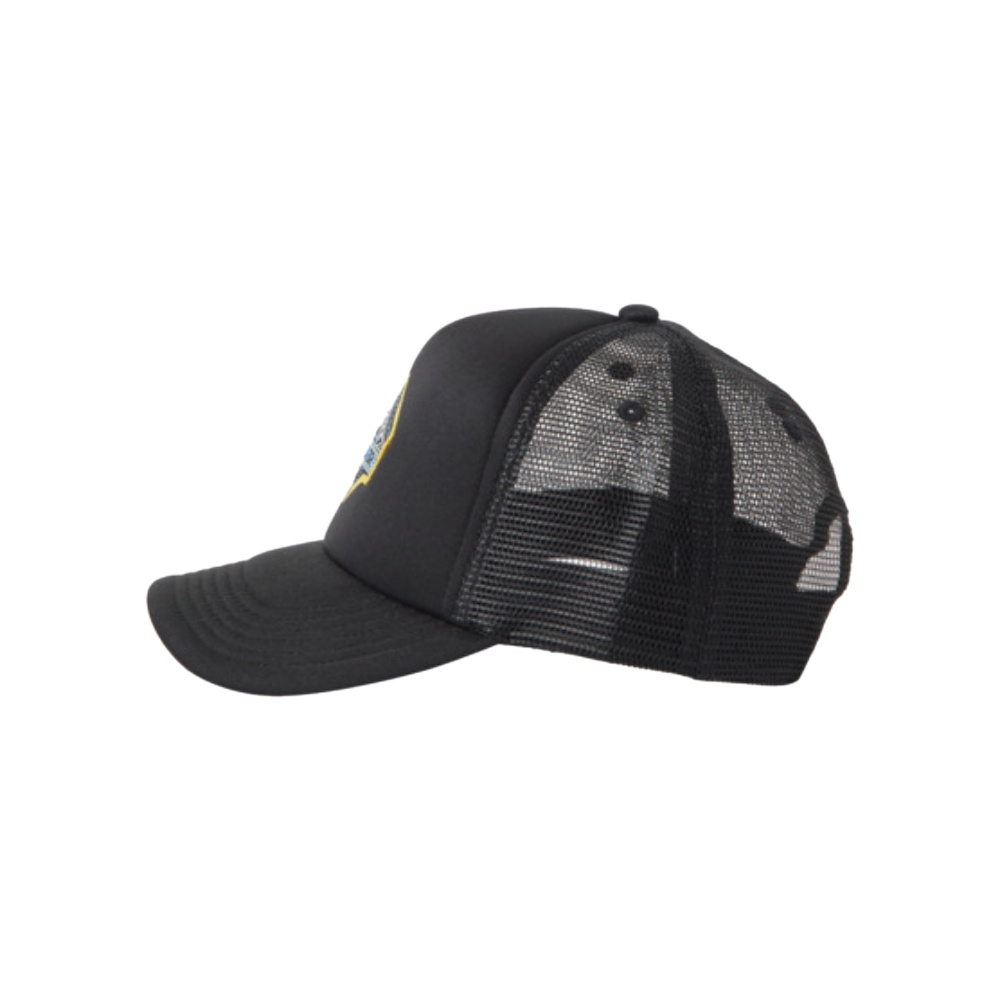 Boy's 8-16 Secret Slab Trucker Hat In Black