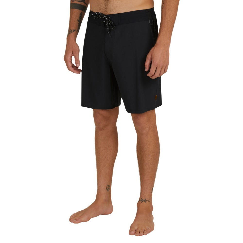 Mens Waterman Paddler 19" Boardshorts In Black