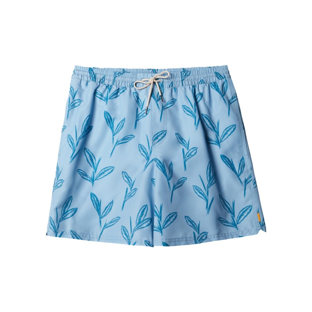 Mens Waterman Ginger Stalks Volleys In Dusk Blue Vly Ginger Stalks