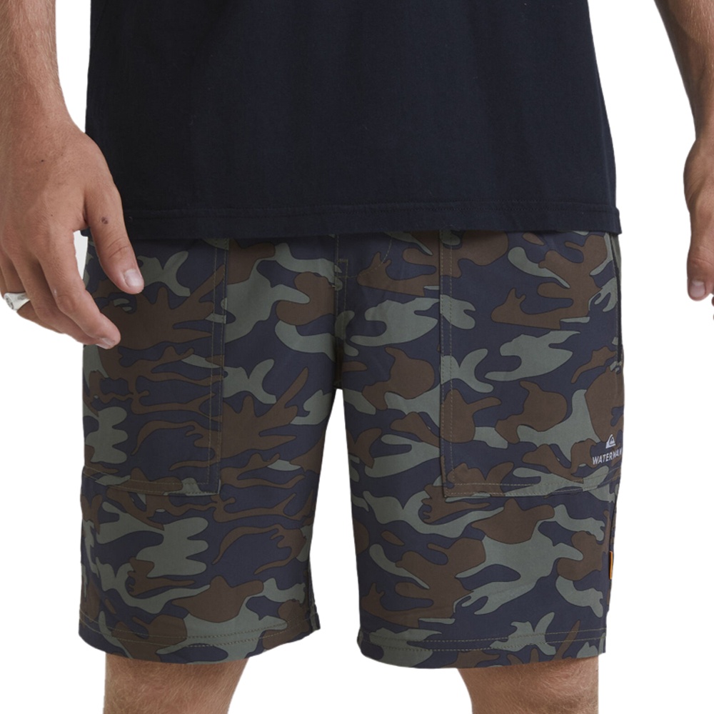 Mens Scout Zipper Print In Dusty Camo