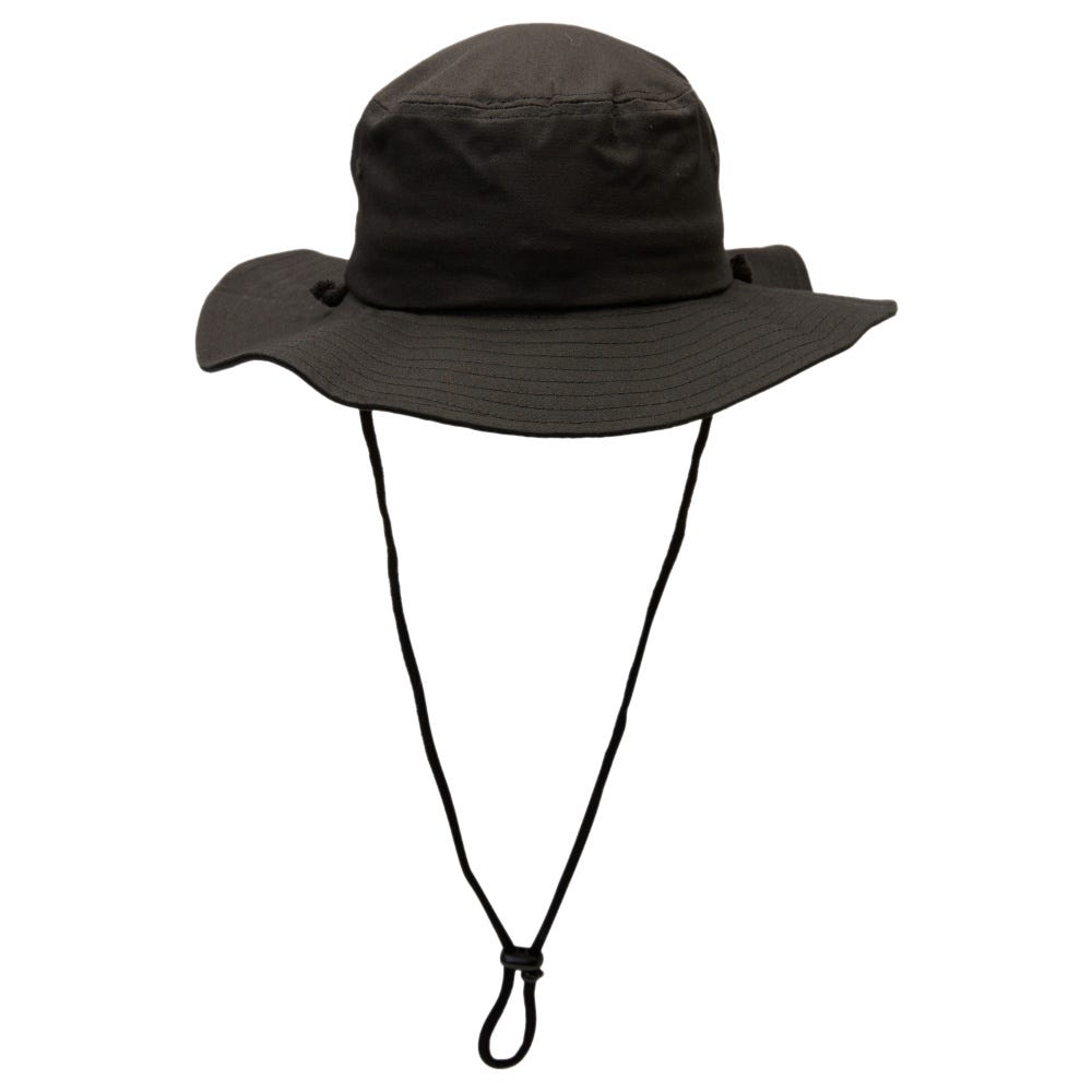 Mens Bushmaster Safari Boonie Hat In Black