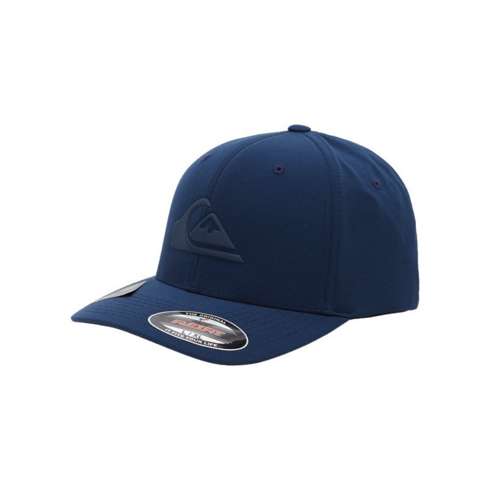 Mens Amped Up Flexifit Hat In Navy Blazer