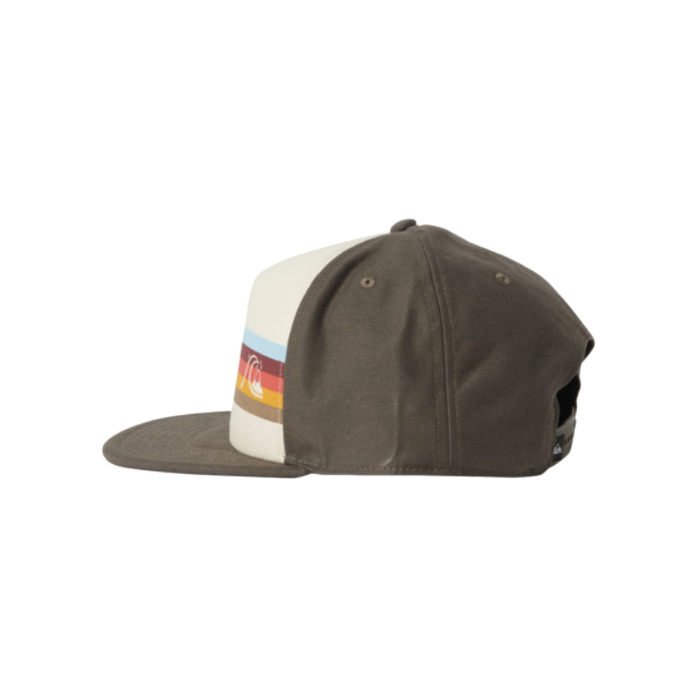 Mens Alloy Snapback Hat In Major Brown