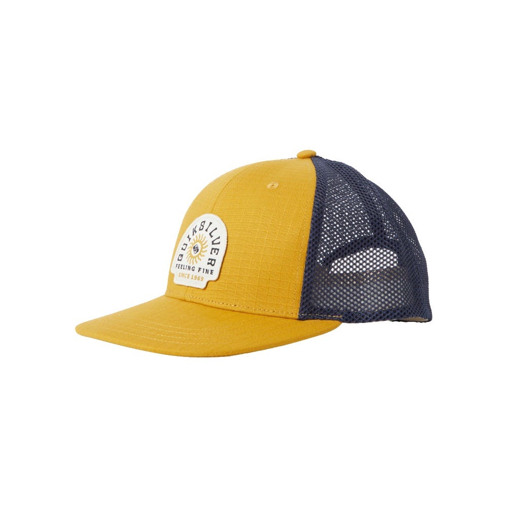 Mens Dawner Trucker Hat In Mustard