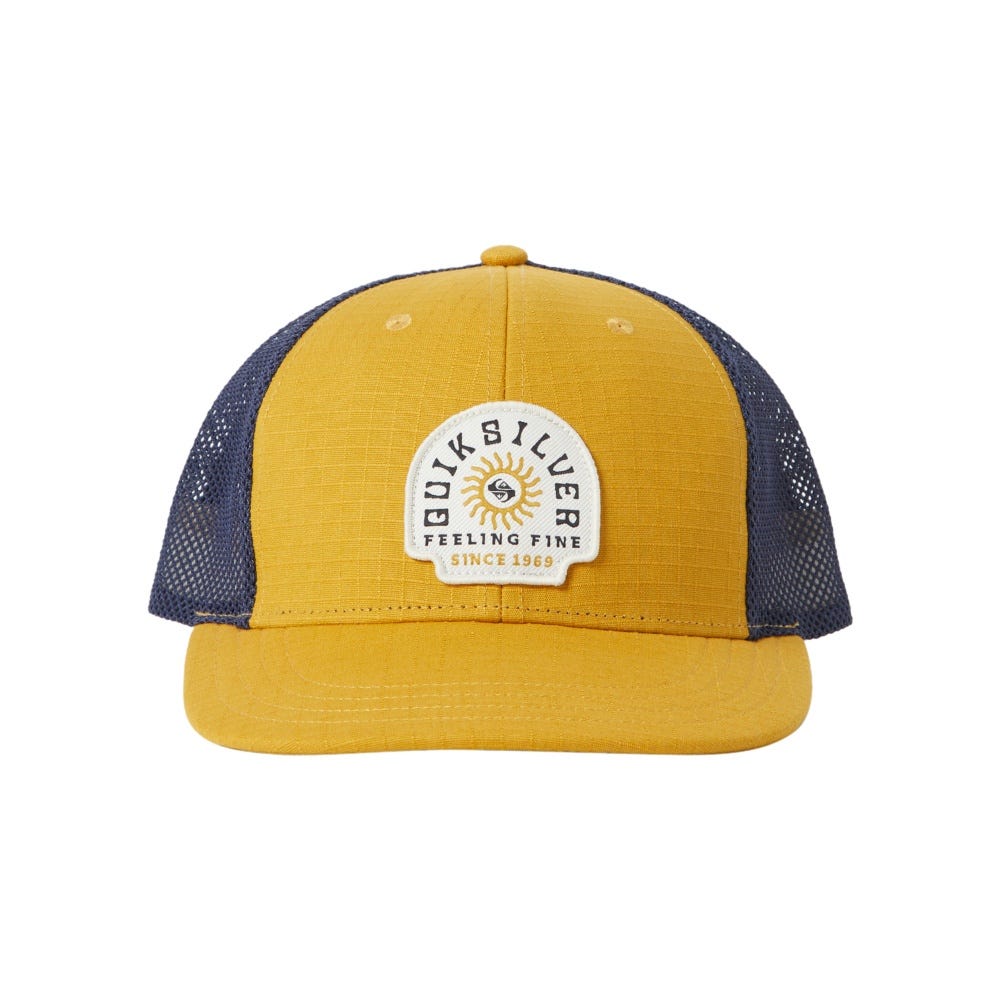 Mens Dawner Trucker Hat In Mustard