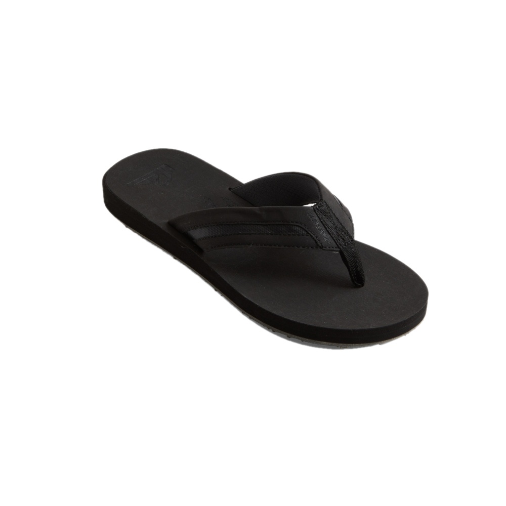 Mens Carver Squish Luxe Sandals In Black/Grey/Black