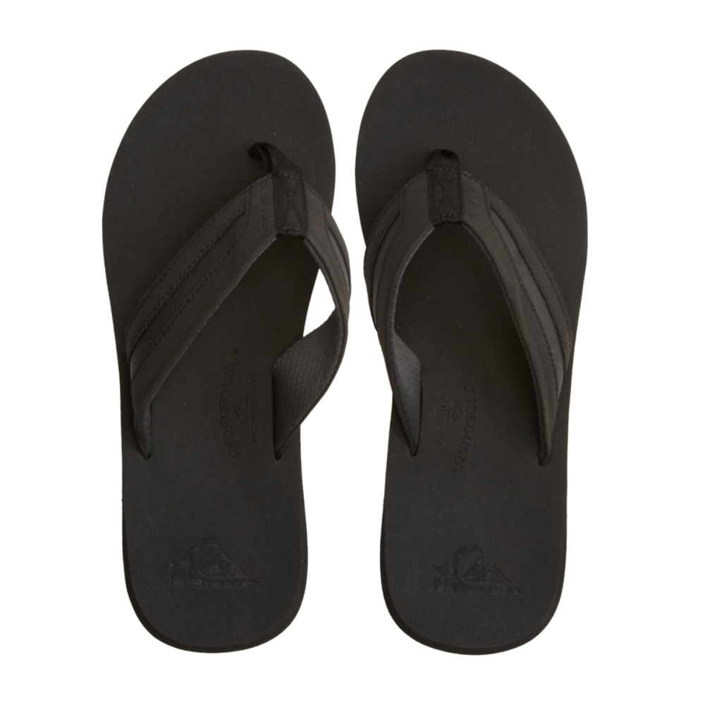 Mens Carver Squish Luxe Sandals In Black/Grey/Black