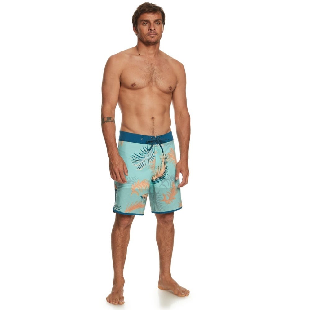 Mens Highline Scallop 19" Boardshorts Maroccan Blue