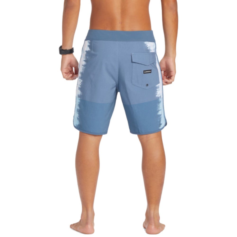 Mens Highlite Scallop 19" Board Shorts In Bering Sea