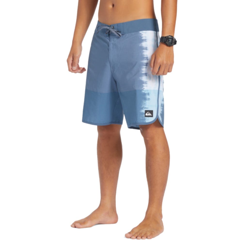 Mens Highlite Scallop 19" Board Shorts In Bering Sea