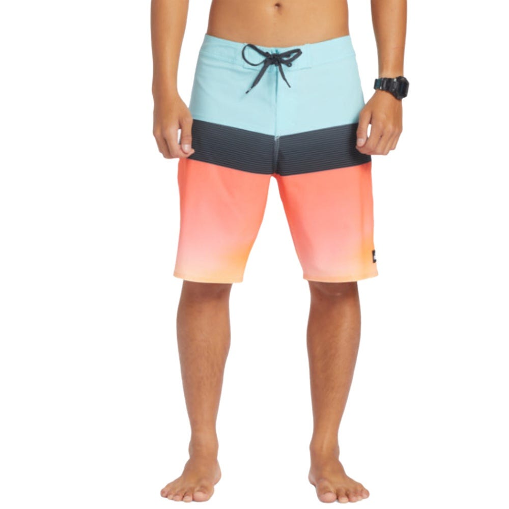 Mens Surfsilk Panel 20" Boardshorts In Angel Blue