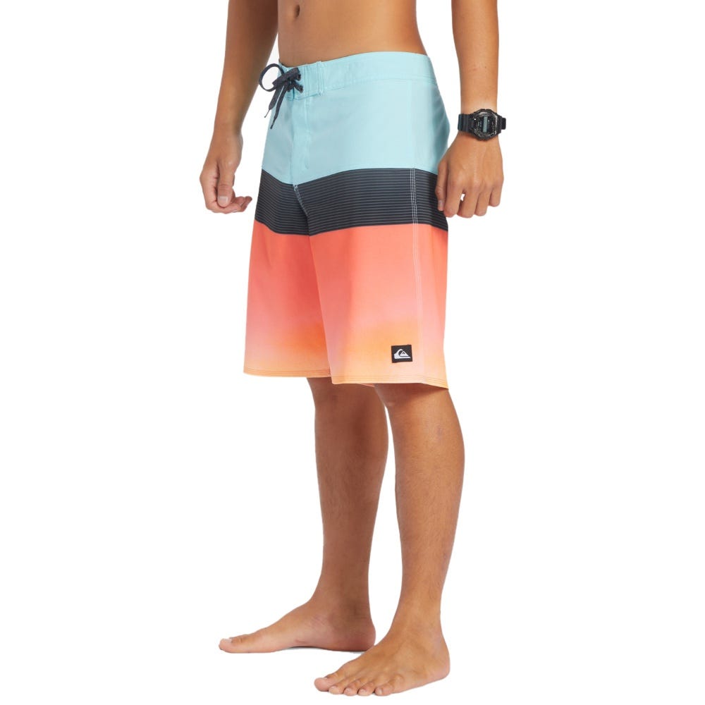 Mens Surfsilk Panel 20" Boardshorts In Angel Blue
