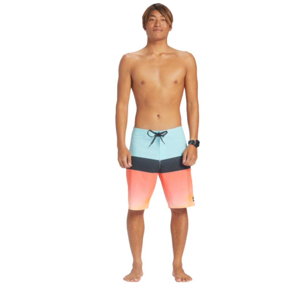 Mens Surfsilk Panel 20" Boardshorts In Angel Blue