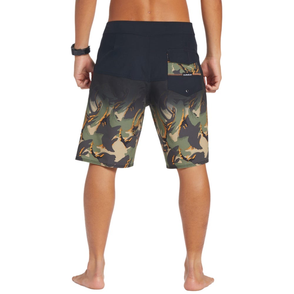 Mens Surfsilk Panel 20" Boardshorts In Black